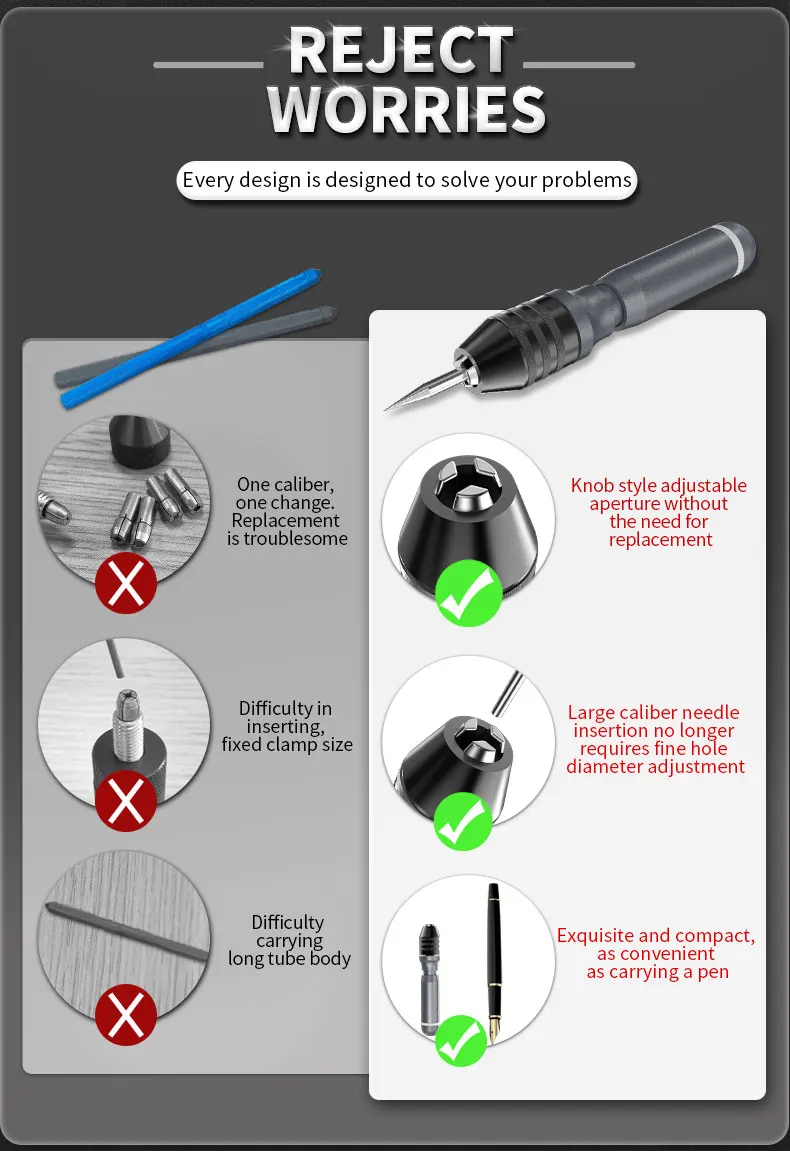 Tungsten Needle Holder Tungsten Electrode Sharpener Argon Arc Welding Tungsten Needle Grinding Clamp Max Diameter 4MM