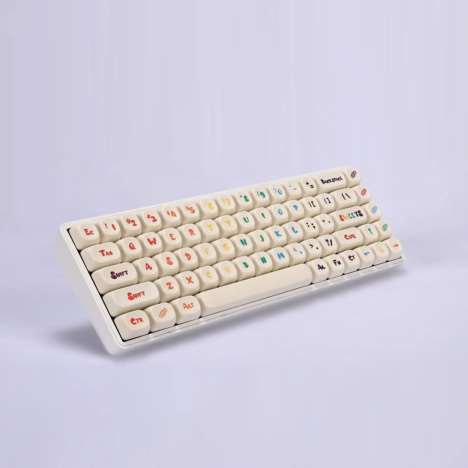 Skittles keycap MOA highly sublimation process PBT material personalized keycap 68/75/87/98/104