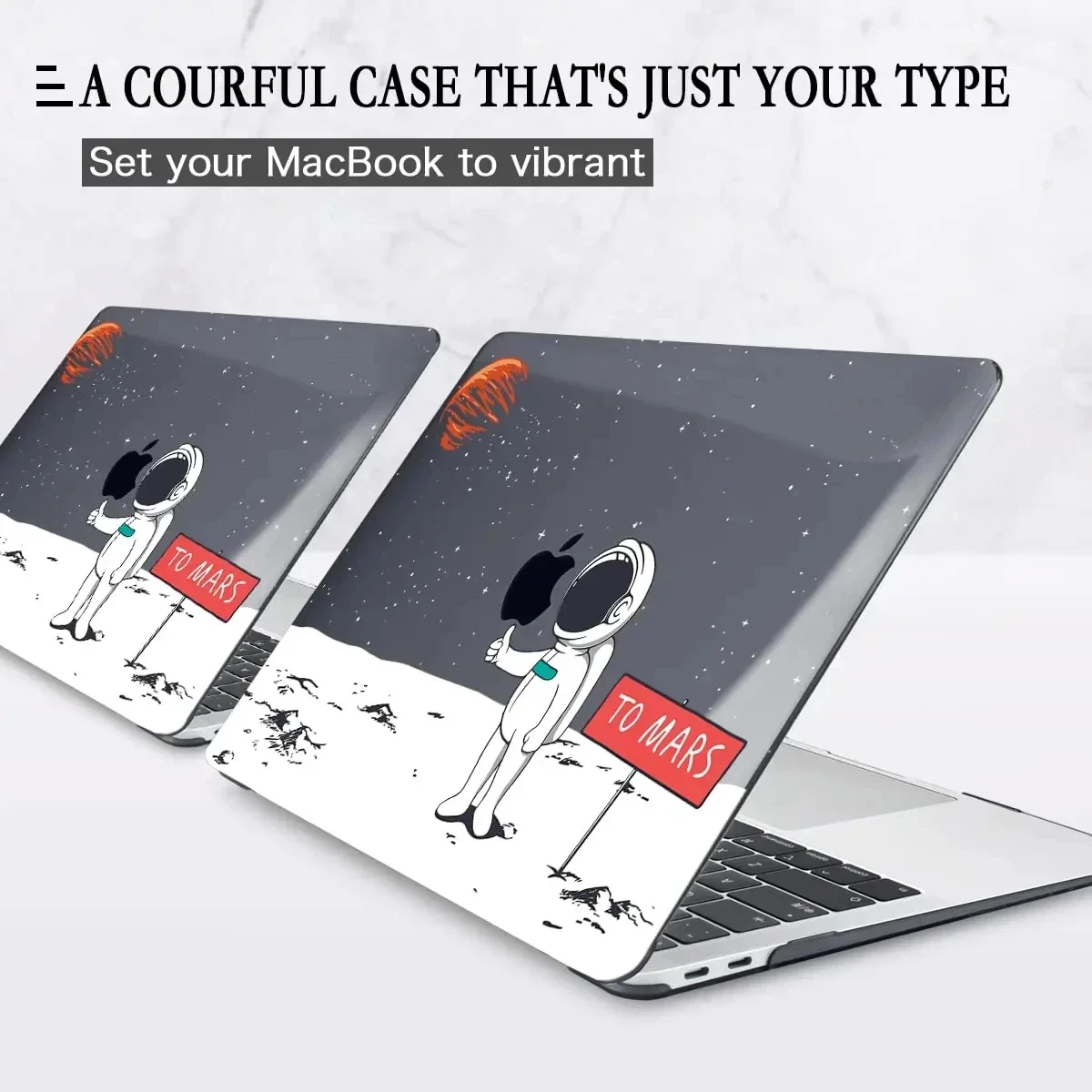 Astronaut Painting Laptop Case for Macbook Pro 14 16 M1 M2 M3 Air 13.6 15.3 inch A3114 A3113 A2338 A2337 A2681 Protective Cover