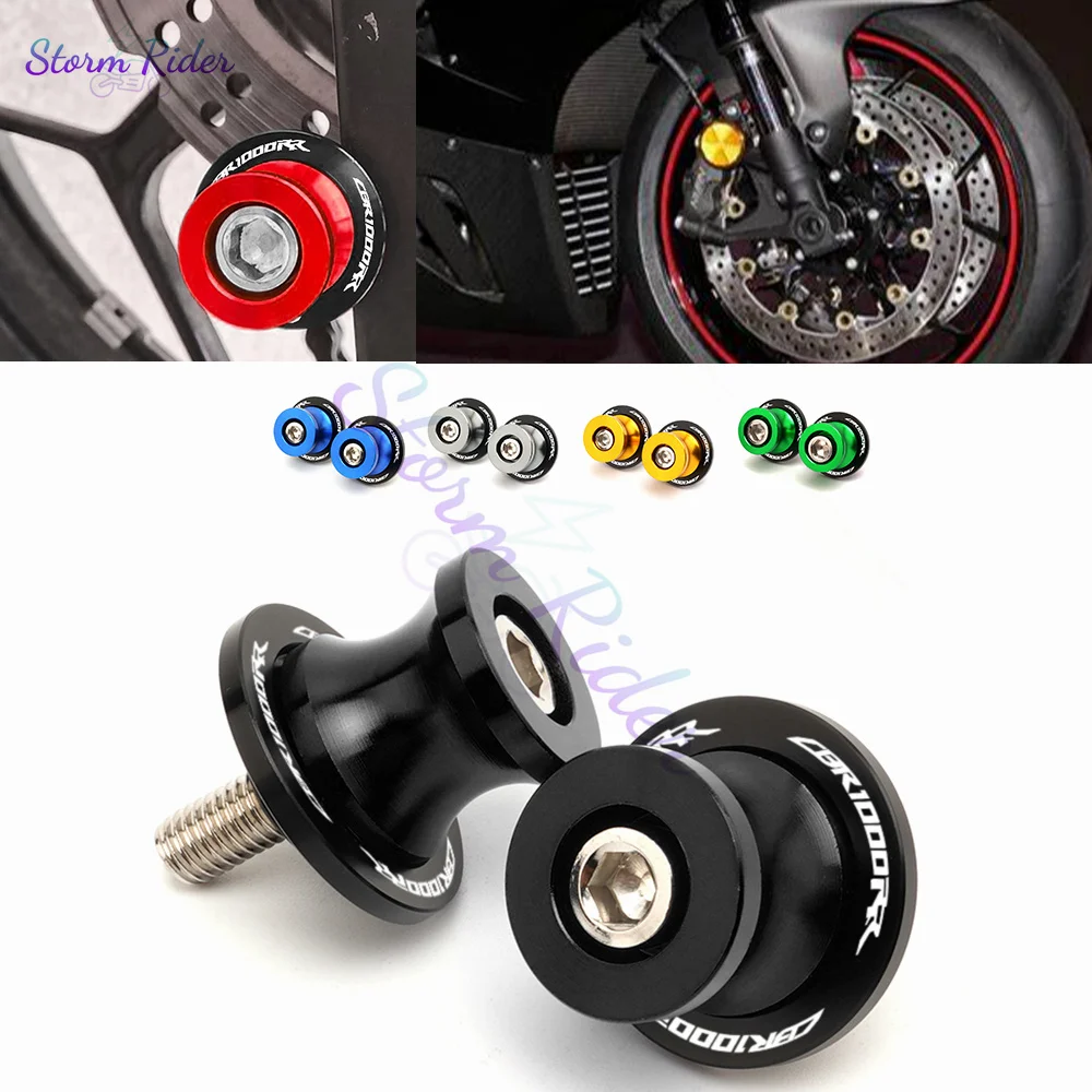 

For Honda CBR 650 CB650R CBR650R CBR600RR CBR1000RR New Swingarm Spools Slider Stand Screws Bolts CNC 8MM Motorcycle Accessories