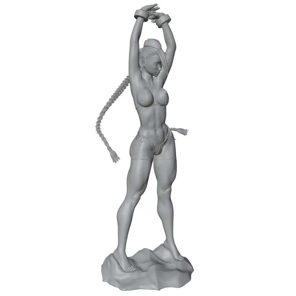 Figura resina miniatura chica playa para juegos de rol y coleccionismo - imagen 2