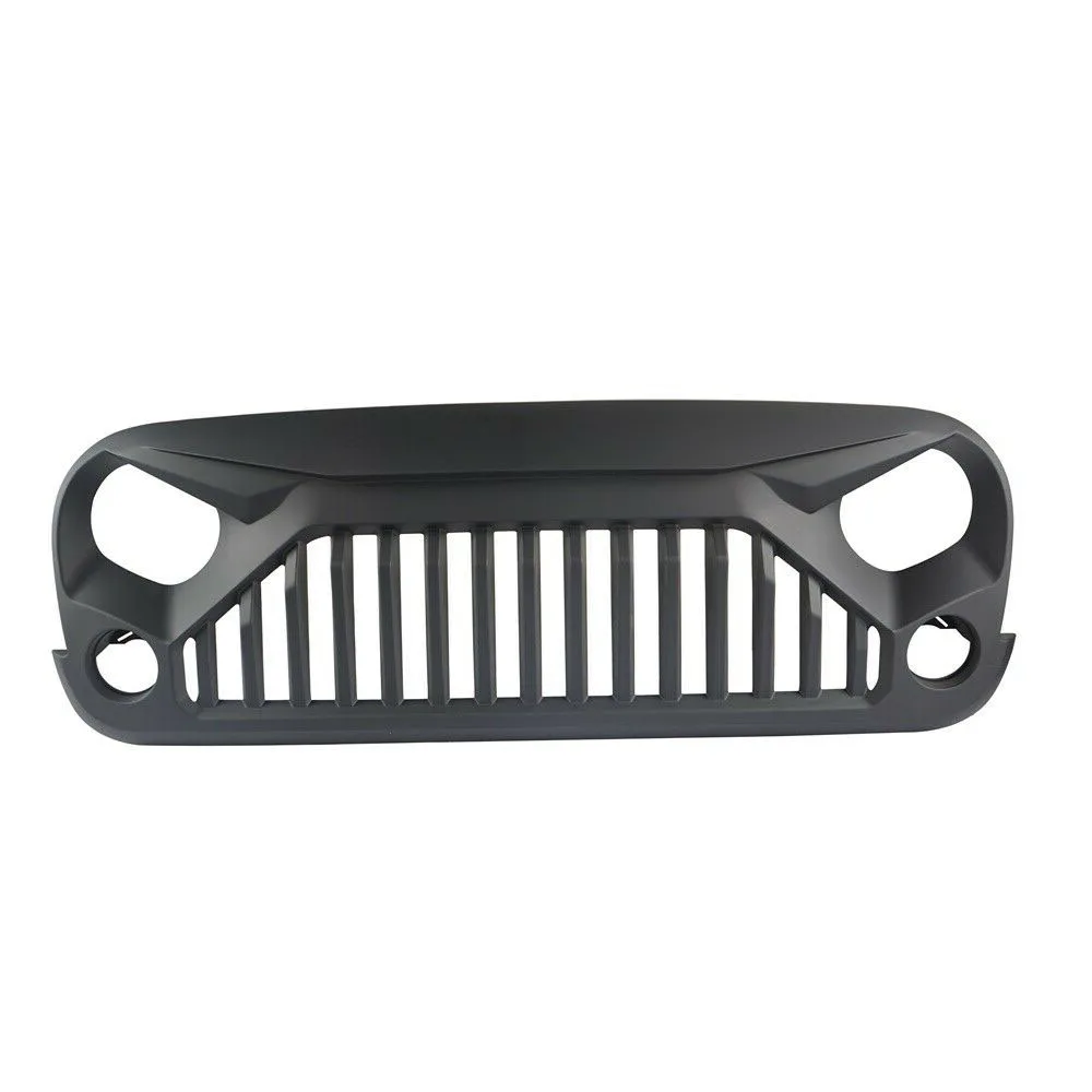 Modified Front Racing Grille Mesh Mask Cover Auto Grill Grills Exterior Car Accesories Fit For Jeep Wrangler Jk JKU 2007-2017