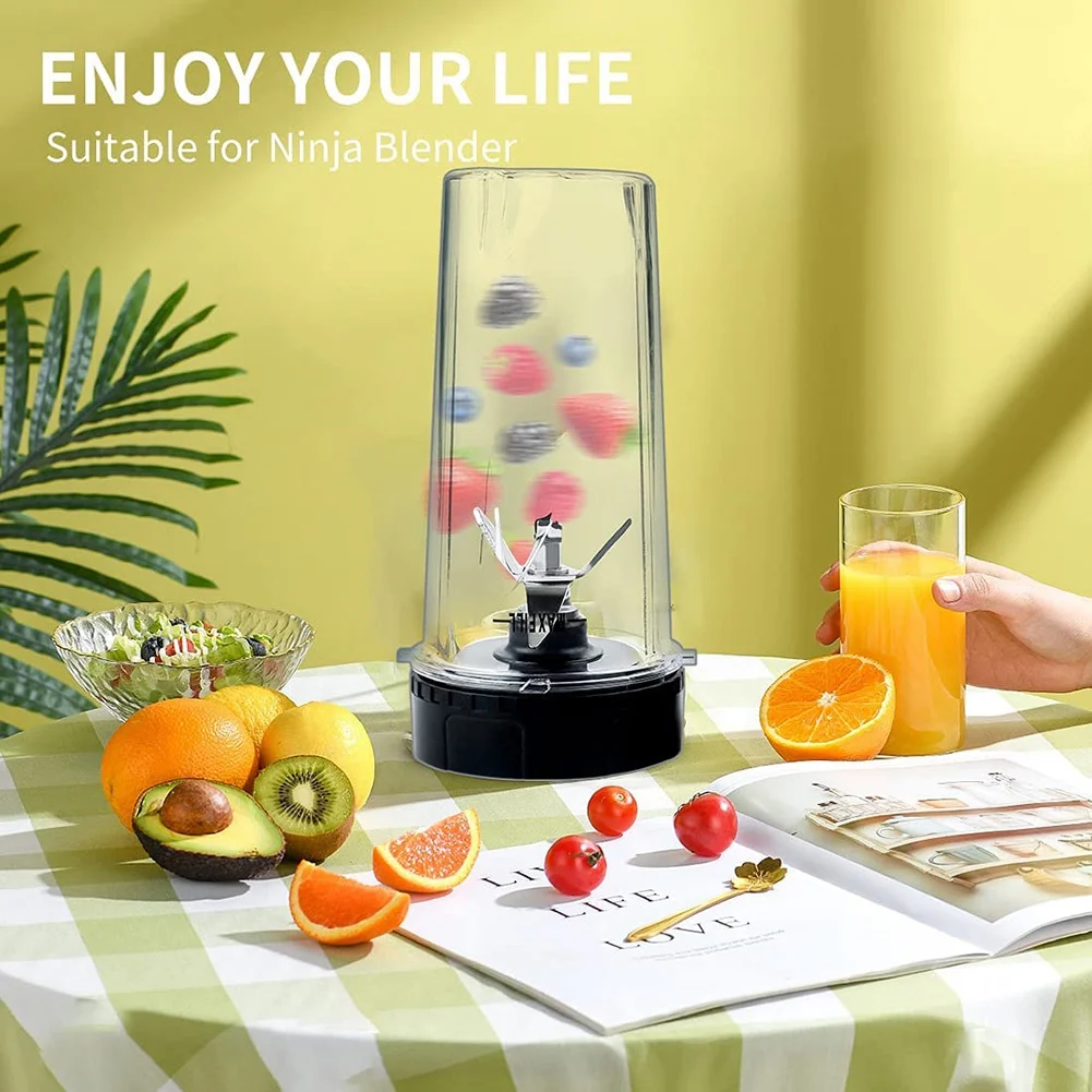 Parti di ricambio per lame estrattore a 6 alette per frullatore Nutri Ninja BL770 BL780 BL660, set di tazze monodose da 16 Oz CALDO