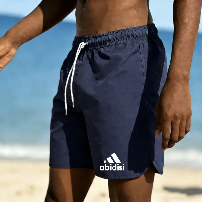 

Men's summer beach swimming shorts are fashionable, breathable, and quick drying shorts