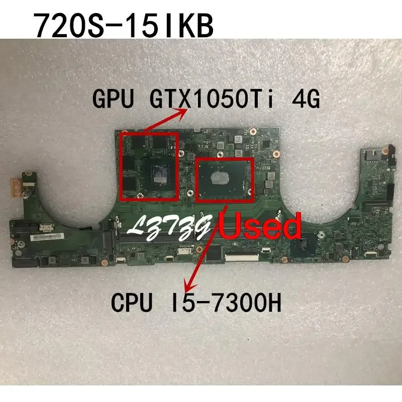 

Используется для Lenovo ideapad 720S-15IKB, материнская плата для ноутбука, процессор I5-7300H, графический процессор GTX1050Ti 4G FRU 5B20Q62225