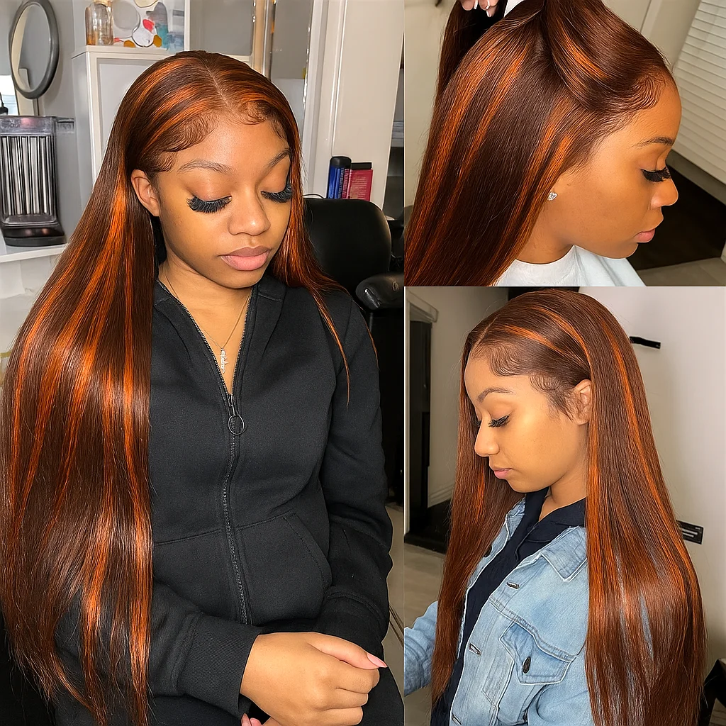 P4/350 التدرج شعر مستعار شعر الإنسان غلويليس الباروكات 5x5 hd الدانتيل الباروكات الملونة تسليط الضوء على شعر مستعار شعر طبيعي مفرود الباروكات شعر بشري داكن شعر مستعار