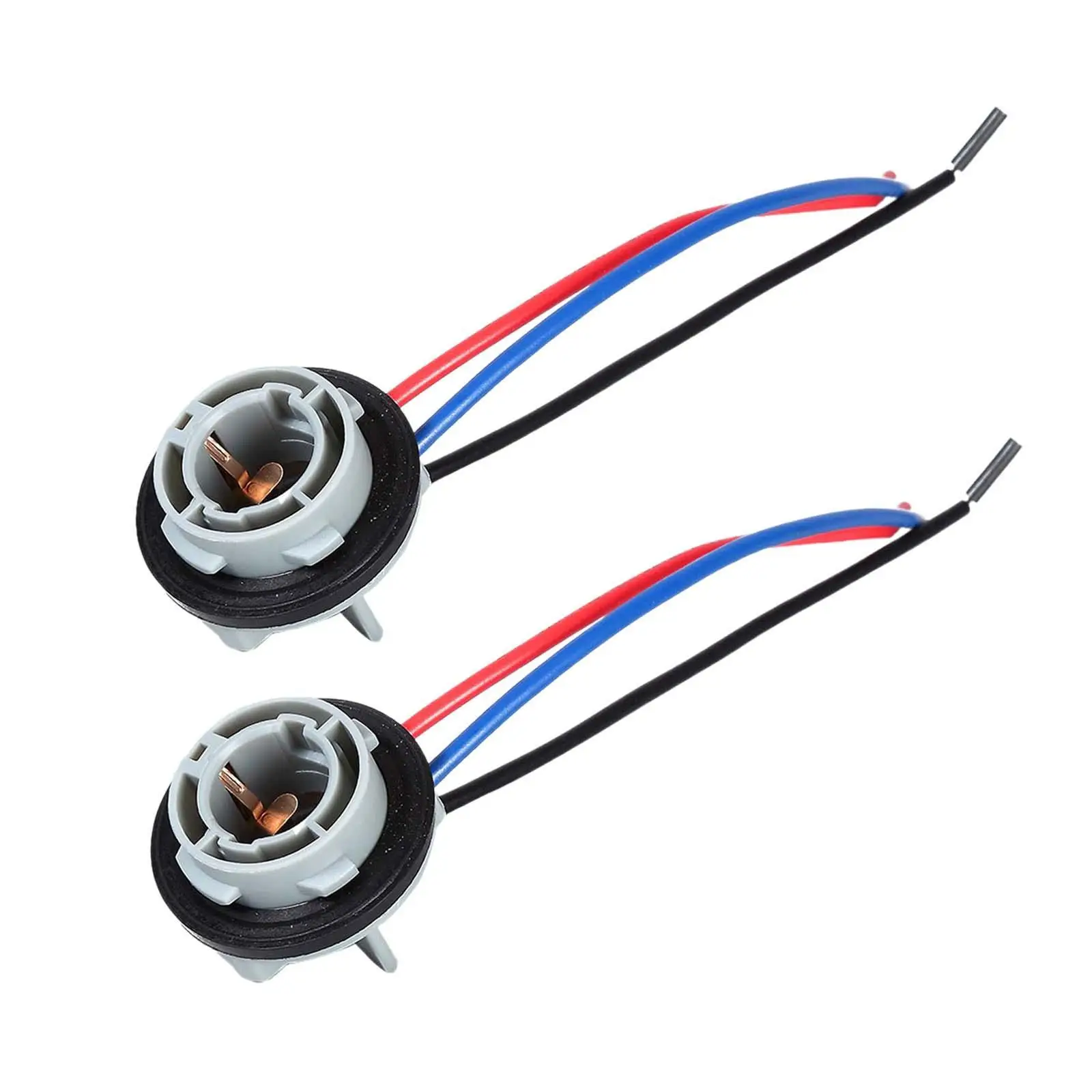 

2Pcs Brake Light Pigtail Wiring Harness Plug 1157 LED Bulbs Socket Pre Wired Wiring Sockets for Truck SUV Vehicles Auto Car