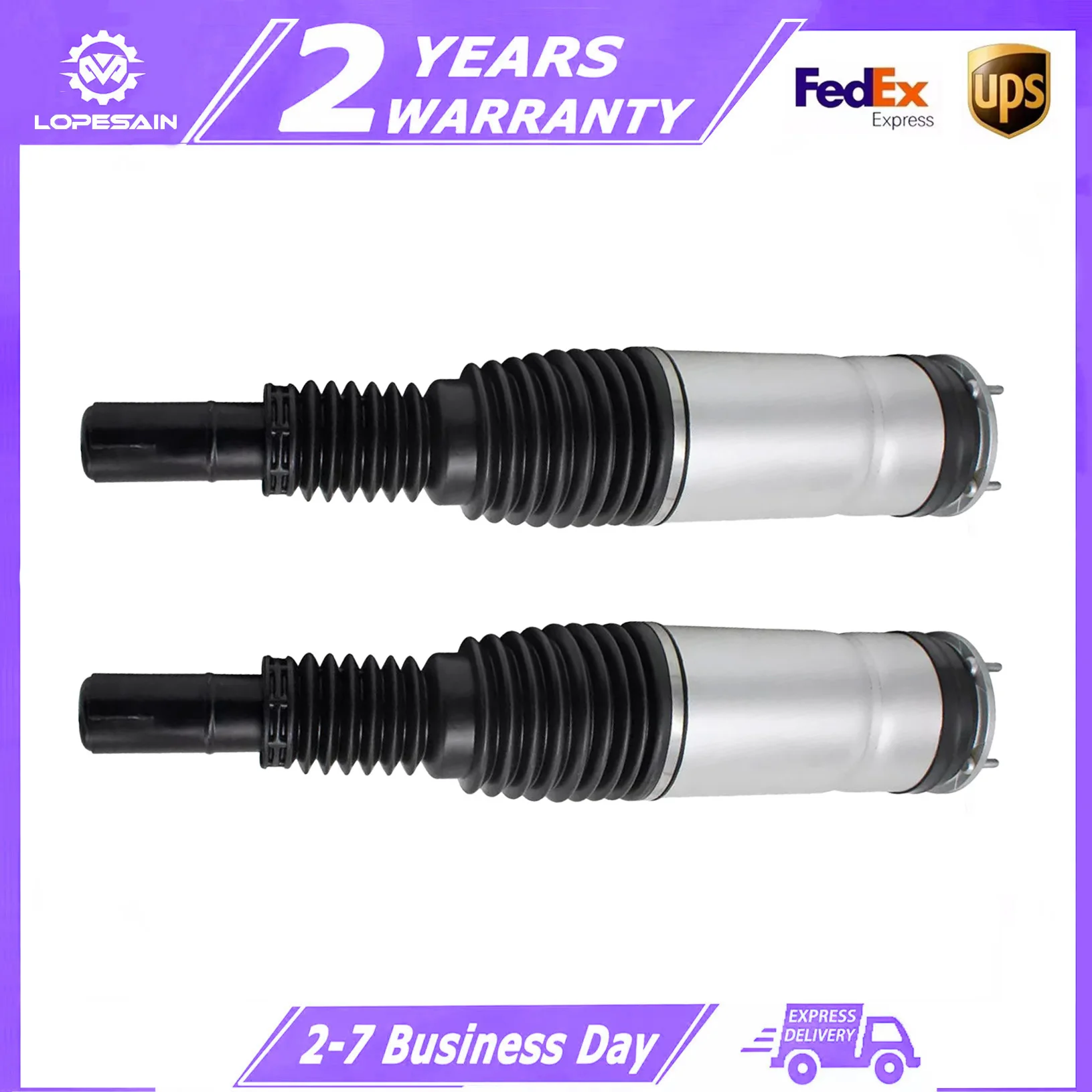 Pair For Front Right/Left Air Suspension Shock Strut w/VDS FIt Range Rover Sport L405 LR038800 LR052773 LR060132 LR072445