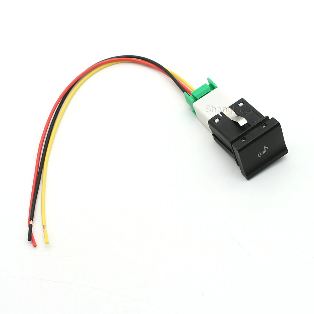 1PC Auto Accessories Car Red LED Light Music Switch Batterty Power Supply Button Switch for vw polo 6c 2014 2015 2016