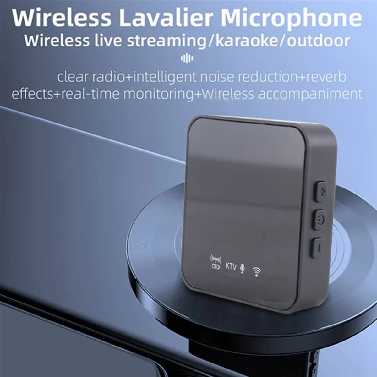 FFYY-ميكروفون لاسلكي Lavalier واحد إلى واحد من النوع C موصل استقبال كليب إلغاء الضوضاء تسجيل ميكروفون بلوتوث