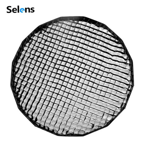 Selens 105cm Honeycomb Grid Nylon Collapsible Fabric For Selens QR Parabolic Beauty Dish Softbox Quick-Release Box Beauty Dish