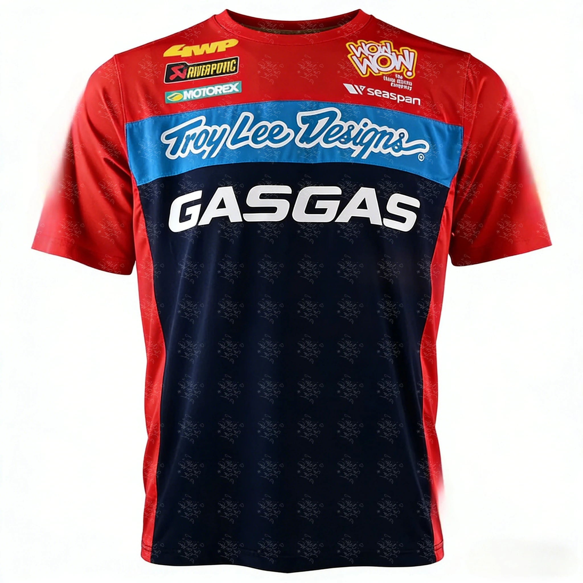 

Футболка 2026 TLDGASGAS Red/Blue Team - Футболка с 3D-принтом MotoASAP для бездорожья, для мужчин и женщин, специальное снаряжение для молодежи