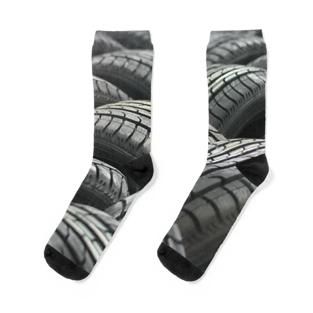 Tyre Symmetry Socks Thermal man winter funny sock Socks For Men Women's