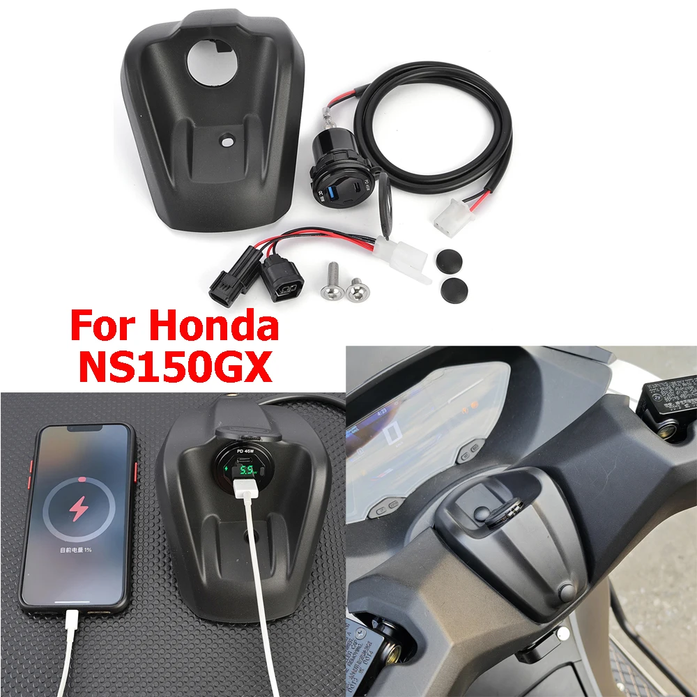 Socket Charger USB For Honda NS150GX NS 150 GX 2024-2025 C Type