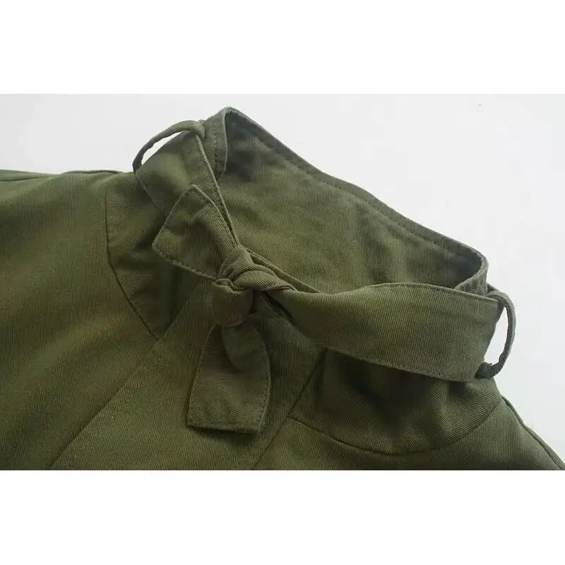 JNLEAOG Women's Faion Loose Fit ort Jaet Pure Cotton Waed Plaid Versatile Autumn New Arrival Ladies' Polyester Fiber ...