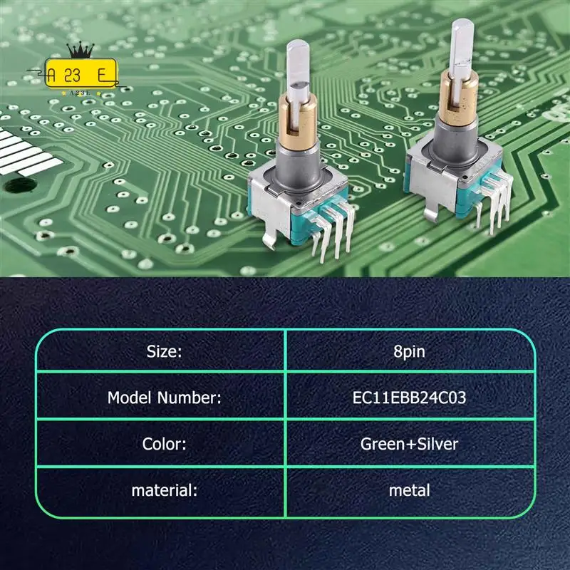 

A23E-EC11EBB24C03 Dual Axis Encoder With Switch 30 Positioning Number 15 Pulse Point Handle 25Mm