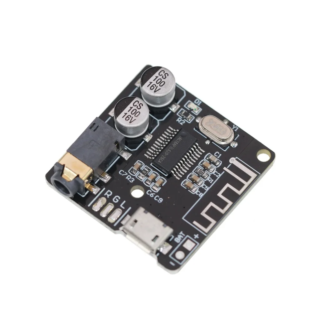 DIY Bluetooth 5.0 Audio Receiver Module - MP3 Bluetooth Decoding Board, 4.1 CompatibleDIY Sound Systems.