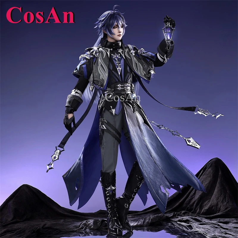 

CosAn Genshin Impact Kyryll Chudomirovich Flins Cosplay Costumes Fashion Handsome Combat Uniforms Halloween Role Play Clothing
