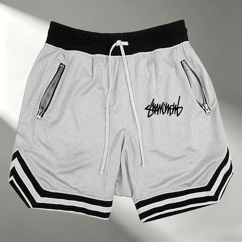 2026 summer hot selling new lightweight men's sports shorts quick drying fabric high-quality fitness and leisure sports shorts