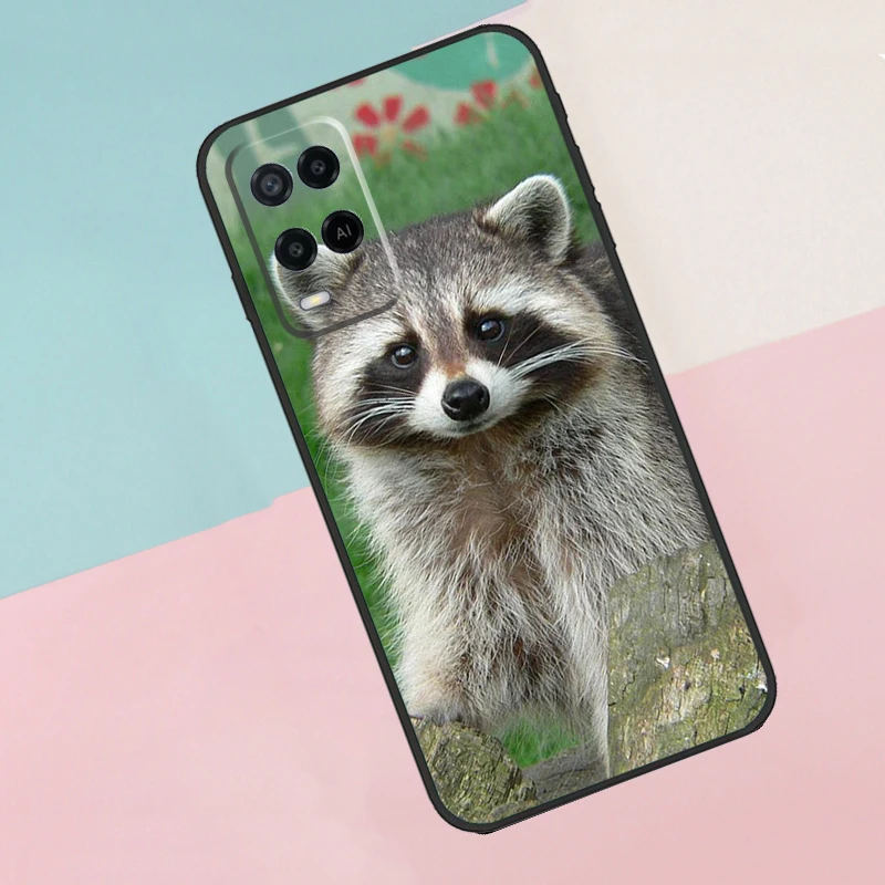 Raccoon Case For OPPO A15 A16 A52 A72 A54 A74 A94 A3S A5S A83 A91 A93 A5 A9 A31 A53 2020 Cover image 3