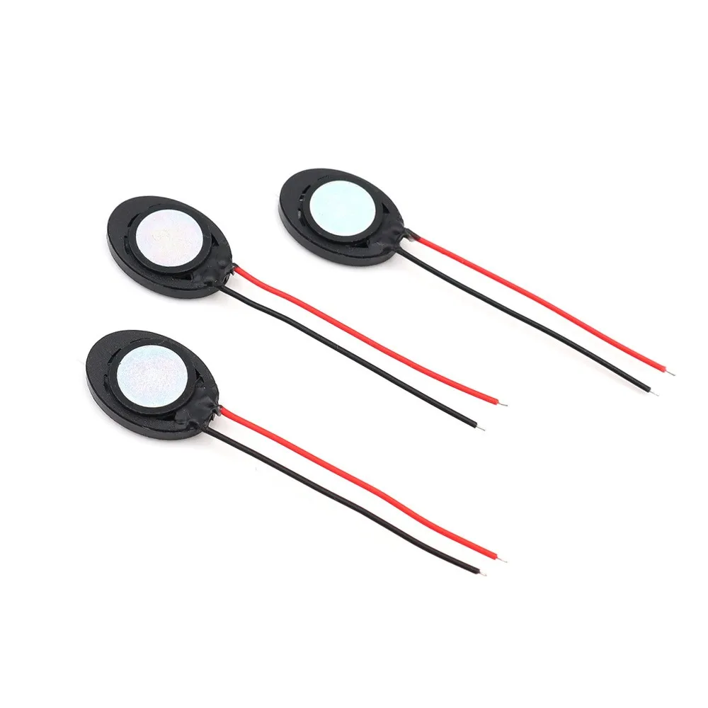 

20PCS 1318 oval 8 ohm 1W plastic inner magnetic strip line speaker