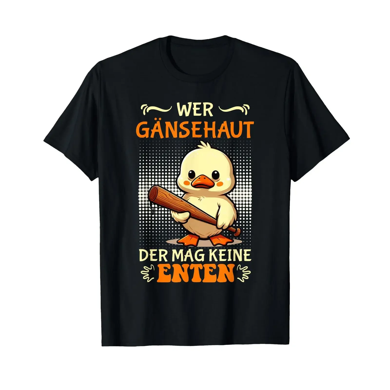 Carnival Duck IF YOU GET GOOSEBUMPS DON'T LIKE DUCKS Funny T Shirt vintage Washed Breathable designer clothes graphic Casual