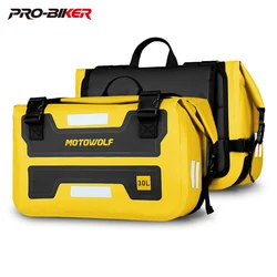 Motorcycle Outdoor Long-Distance Riding Large Capacity Side Bag Side Storage Waterproof Saddle Bag Back Seat Storage Bag SideBag