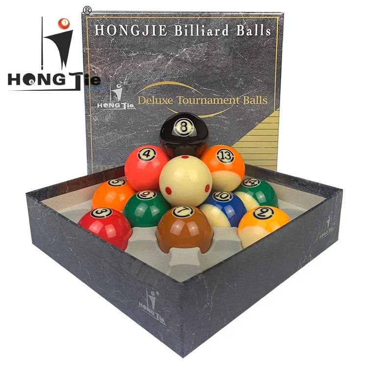 HONGJIE Billiards Hot Sale High Quality 8A Billiard Ball Set Craft Pool Ball Set