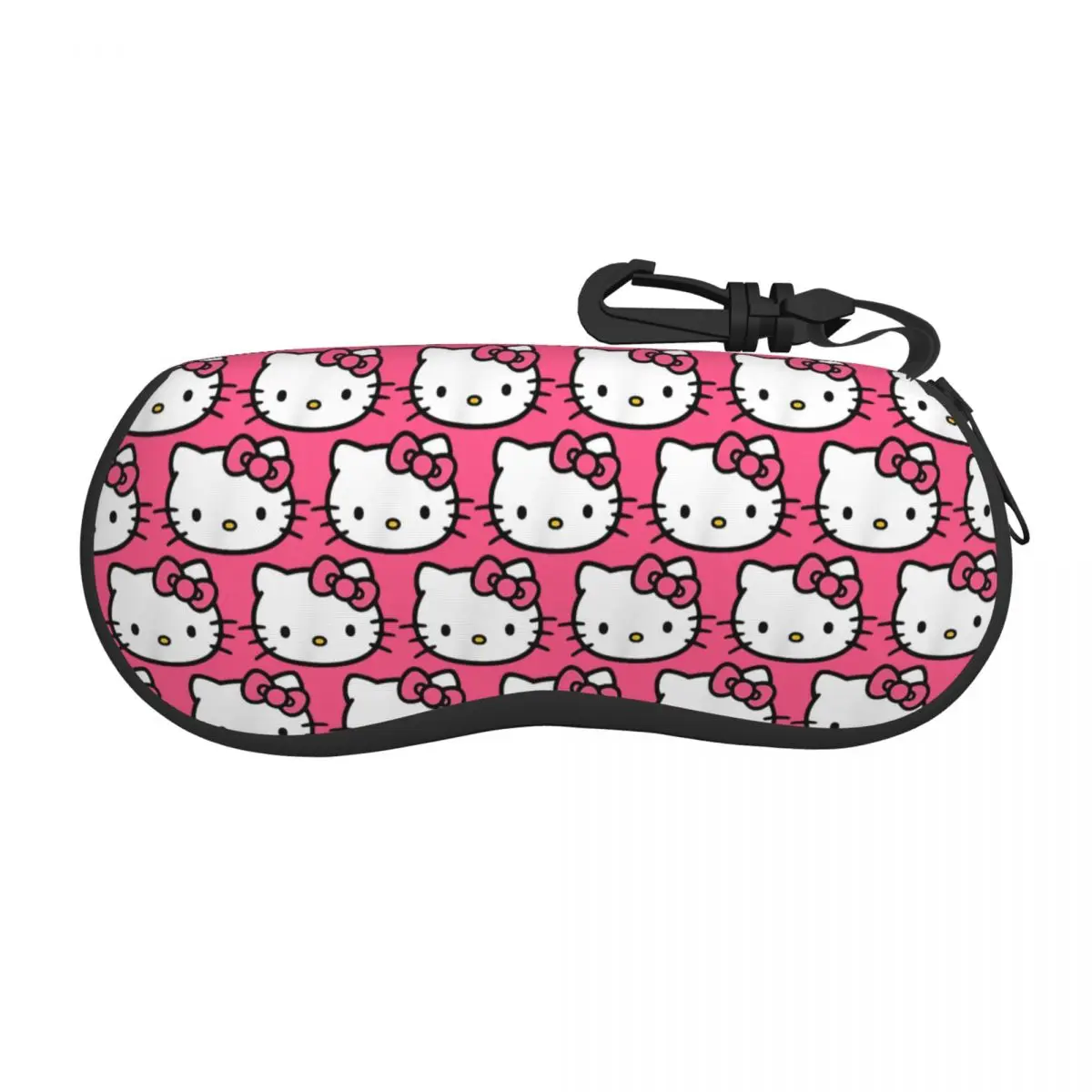 Hello Kitty Front And Back Logo Glasses Case Travel Glasses Storage Box Print Eyeglasses Box