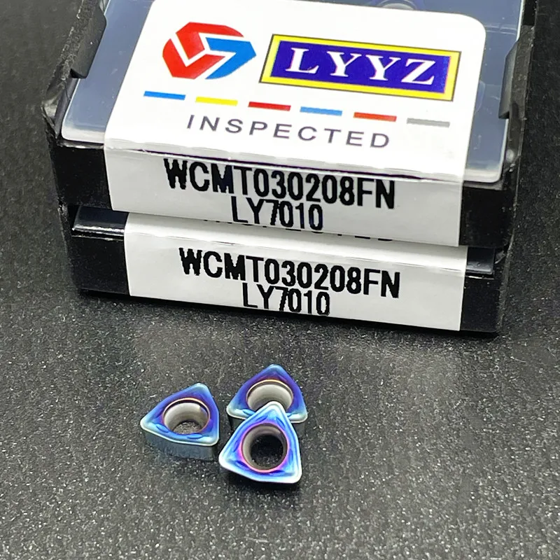 WCMT 030208 FN WCMT 040208 FN WCMT 050308 FN WCMT06T308FN WCMT 080412 Lavorazione dell'acciaio con lama di alta qualità in lega dura FN Nano Blue