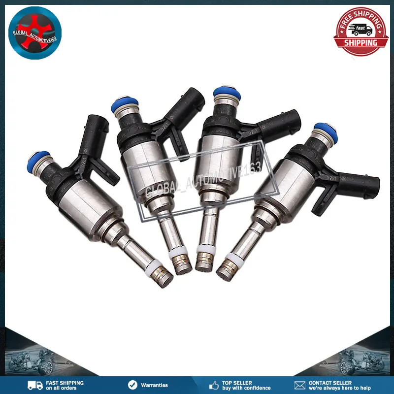 

For AUDI A3 1.8L 2015-2016 VOLKSWAGEN GOLF 1.8L 2015-2016 06L906036J 4PCS Fuel injectors