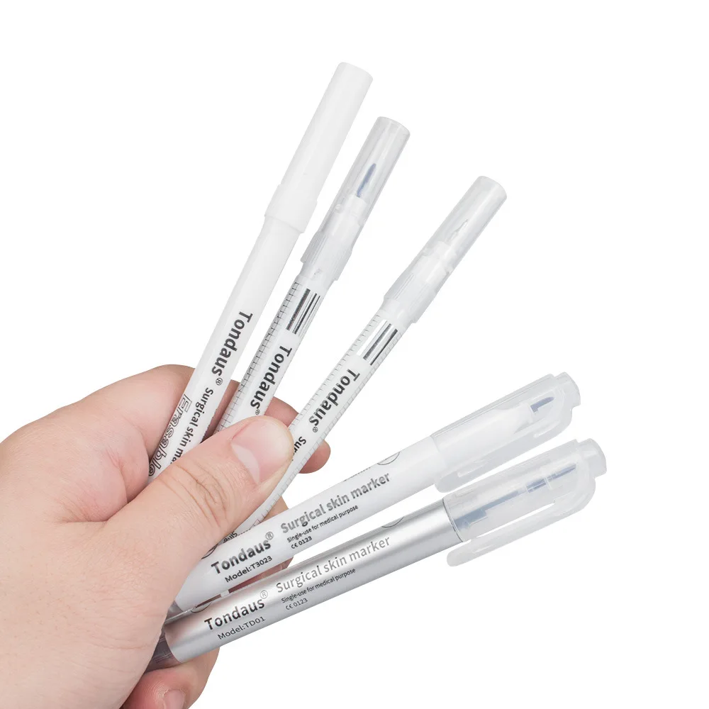 Korean Tattoo Sterile Embroidery Marking Pen Surgical Eyebrow Mark Pen Waterproof White Floating Lip Line Positioning Pencil