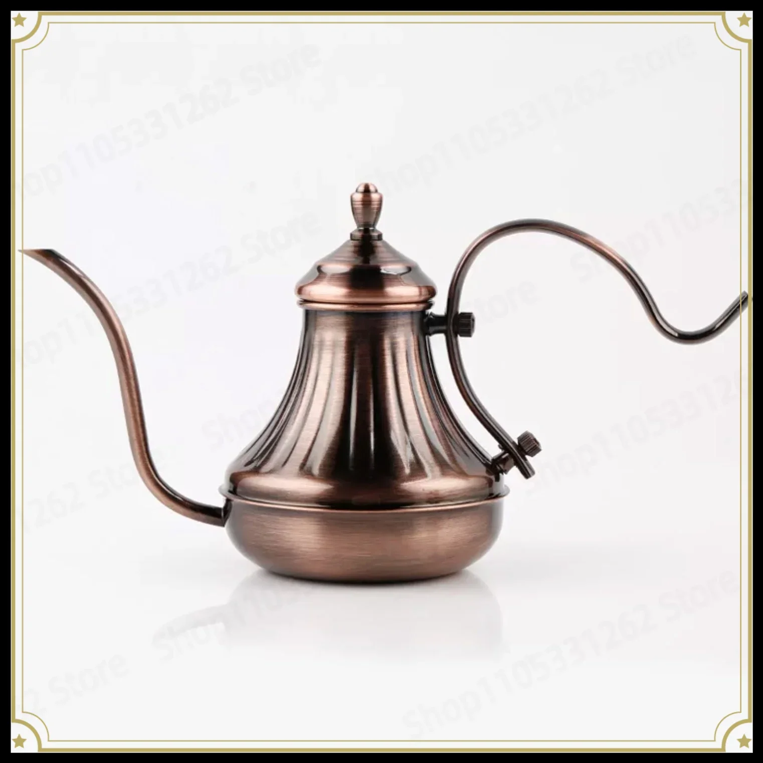 304 Stainless Steel Pour-Over Kettle Long Spout Drip Coffee PotHand Brew Gooseneck