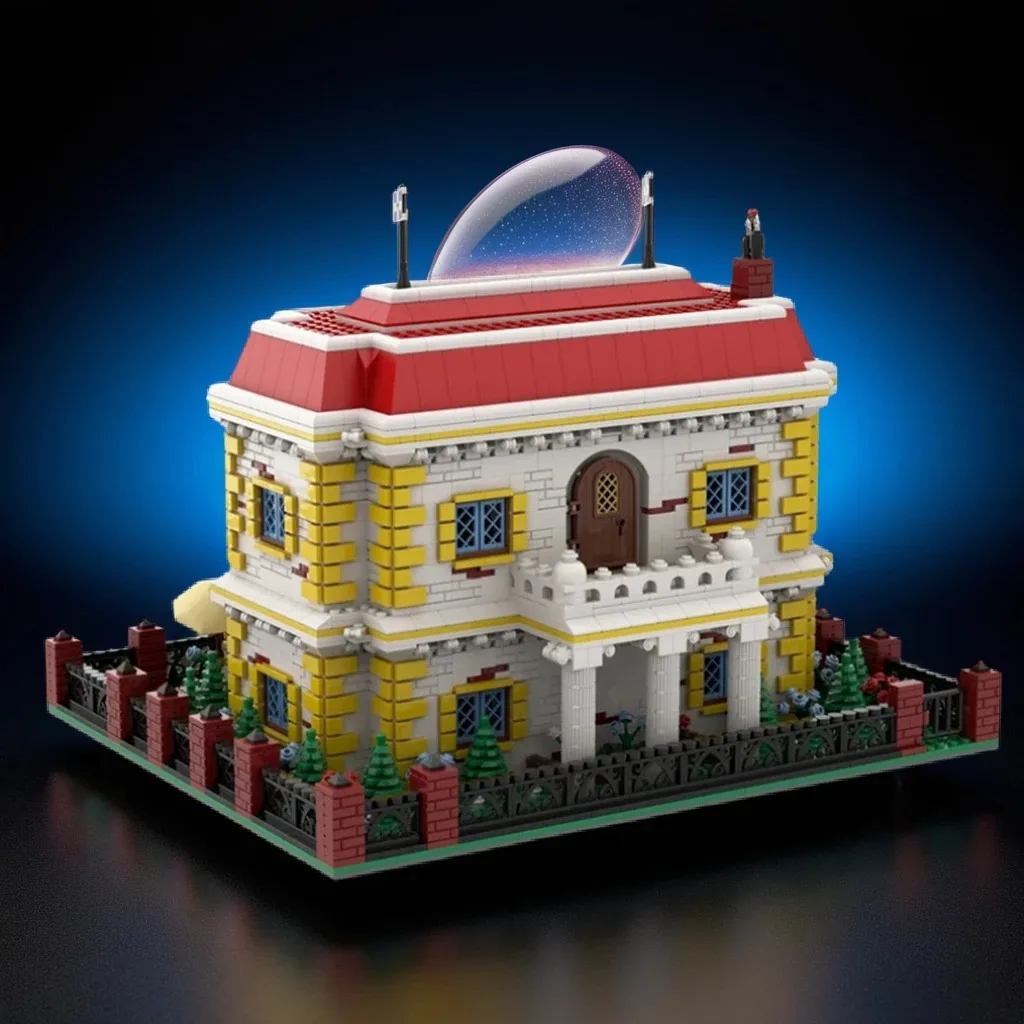 4078pcs MOC Governor's Mansion Pirates Model Building Blocks Construction Christmas Gift Toys Education Craft Brick Display