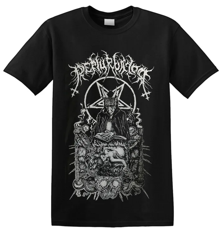 PERTURBATOR - 'Sacrifice' T-Shirt (Black)  Tees High Quality 100%Cotton Short Sleeve