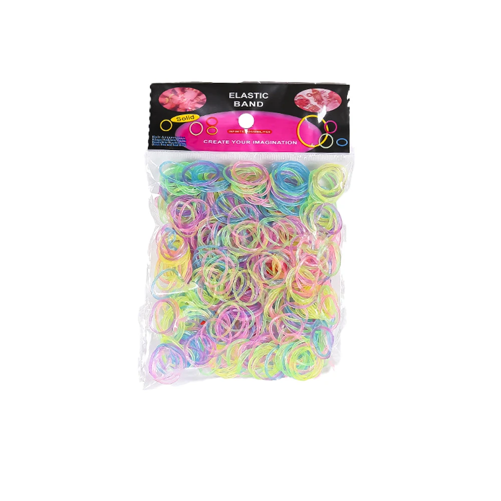 600pcs/Lot Colorful Mix Loom Rubber Bands DIY Bracelets Crafts For Girls Birthday Gifts Jewelry Making Supplies Accessories