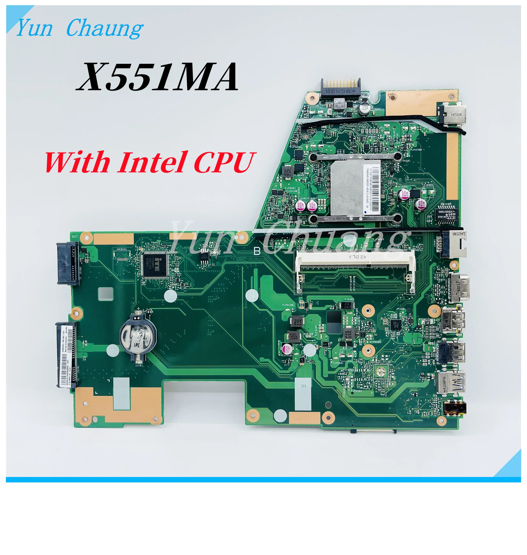 

X551MA Mainboard For ASUS X551MA X551M F551MA Laptop Motherboard With Intel CPU DDR3L Motherboard 100% Fully Tested