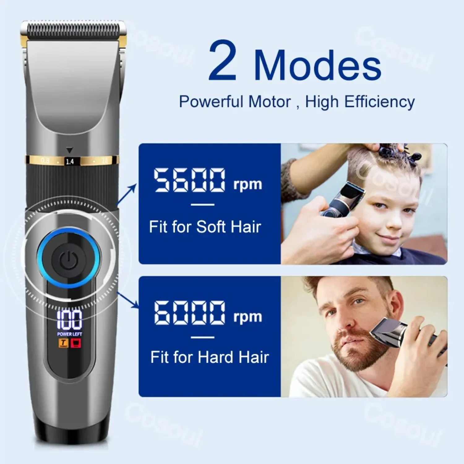 Precision Professional Hair Clipper and Beard Trimmer for Men - Top-Quality Husband Hair Cutting Machine - Premium Barber Trimme