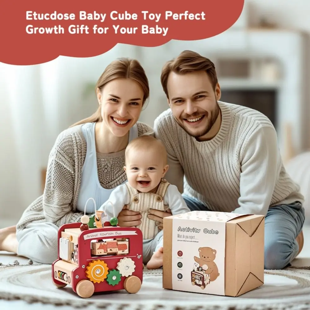 giocattoli-per-l'educazione-precoce-in-legno-tema-animale-design-multiuso-bus-giocattolo-movimenti-per-mani-e-piedi-caratteristica-sonora-puzzle-selezionatore-di-forme