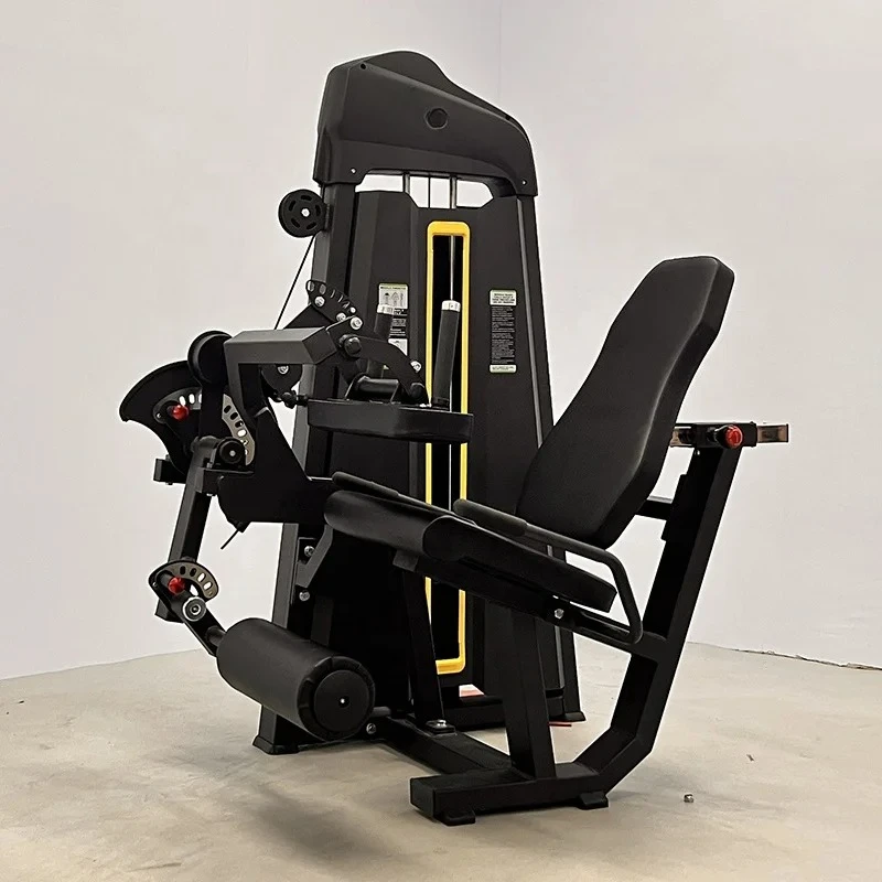 Adjustable Strength Training Gym Equipment Leg Extension and Flexion Machine Pin Loaded Squat Rack and Leg Curl Machine