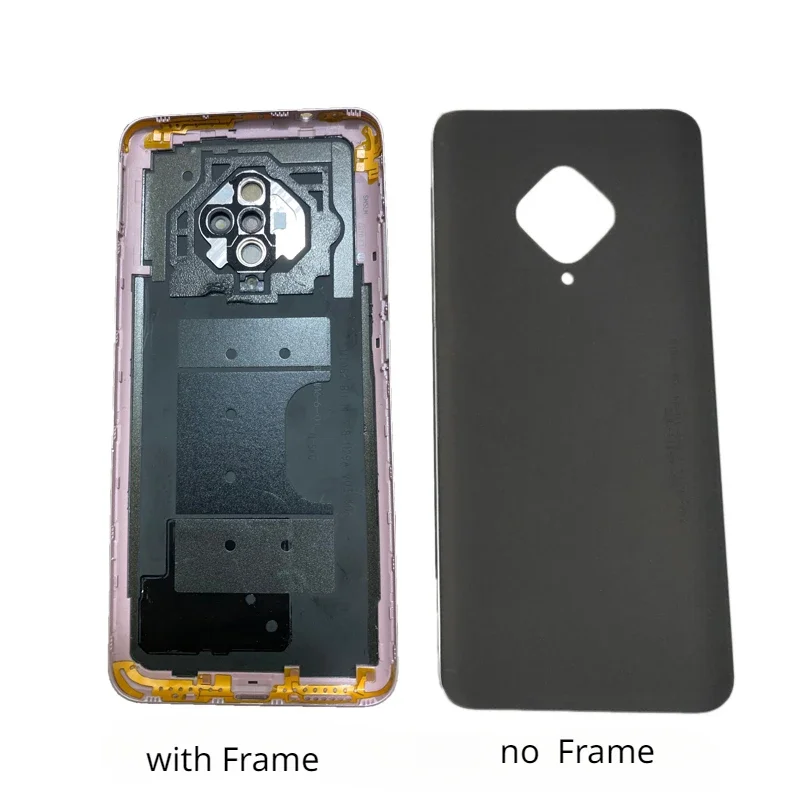 New Back Cover For Vivo Y9s S1 Pro V17(Russia) Battery Cover Middle Frame Rear Door Housing Back Case Replacement Parts