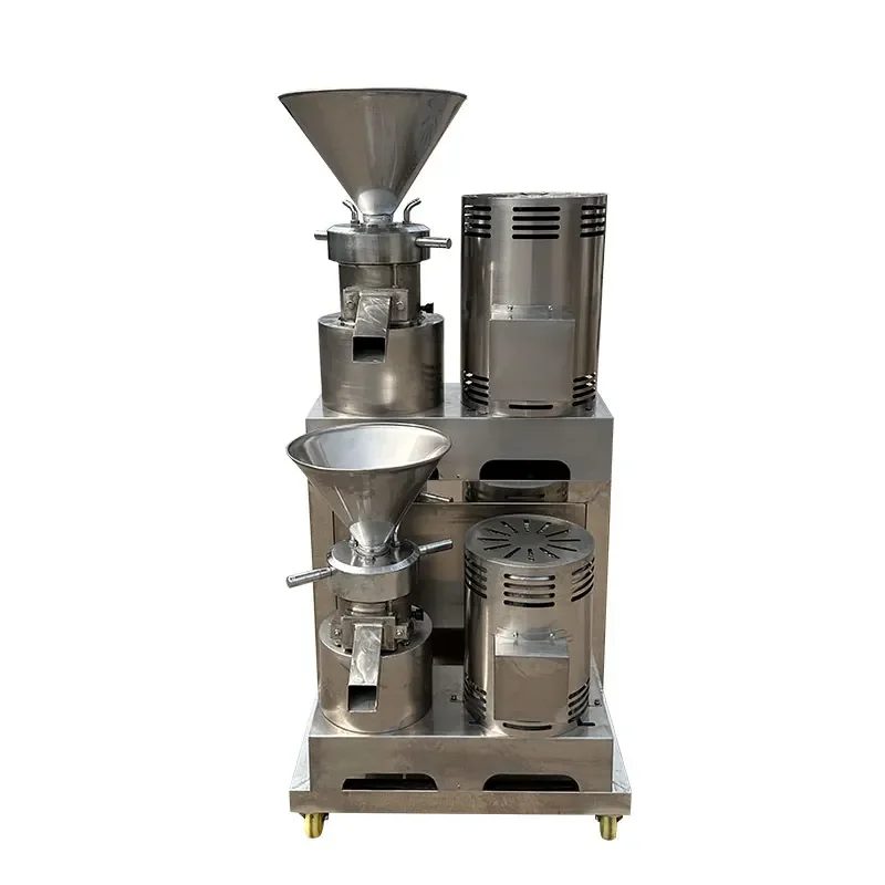 Commercial Heavy  Sesame Paste Grinder Adjustable Coarseness Grinding Machine for Noodle Shop Sauces Nuts