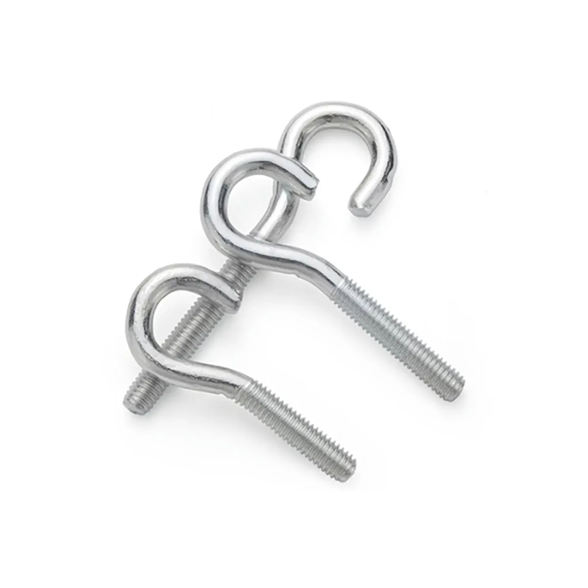 Carbon Steel Open Type Sheep Eye Screw / Extended Eyebolt