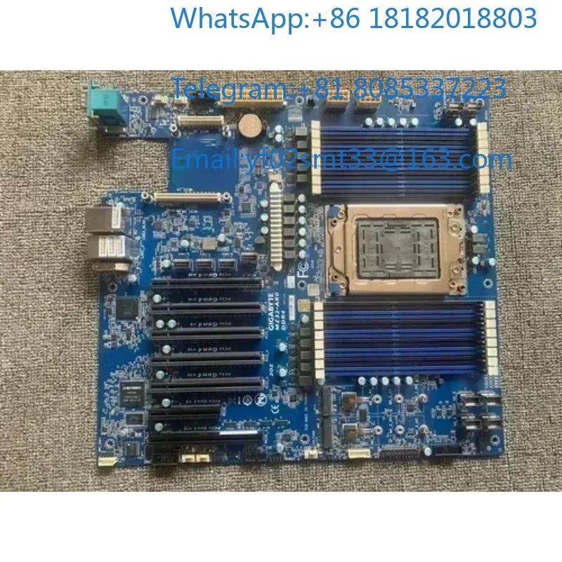 Mz32-ar0 Mz32-001 Single Channel Server Motherboard Supports AMD 7742 7h12 Processor E-ATX Mainboard