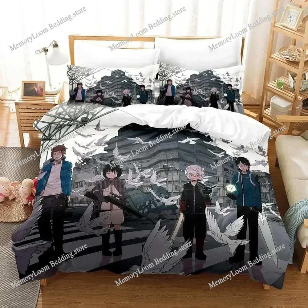 Anime Osamu Mikumo World Trigger Bedding Set Duvet Cover Bed Set Quilt Cover Pillowcase Comforter King Queen Size Boys Adult