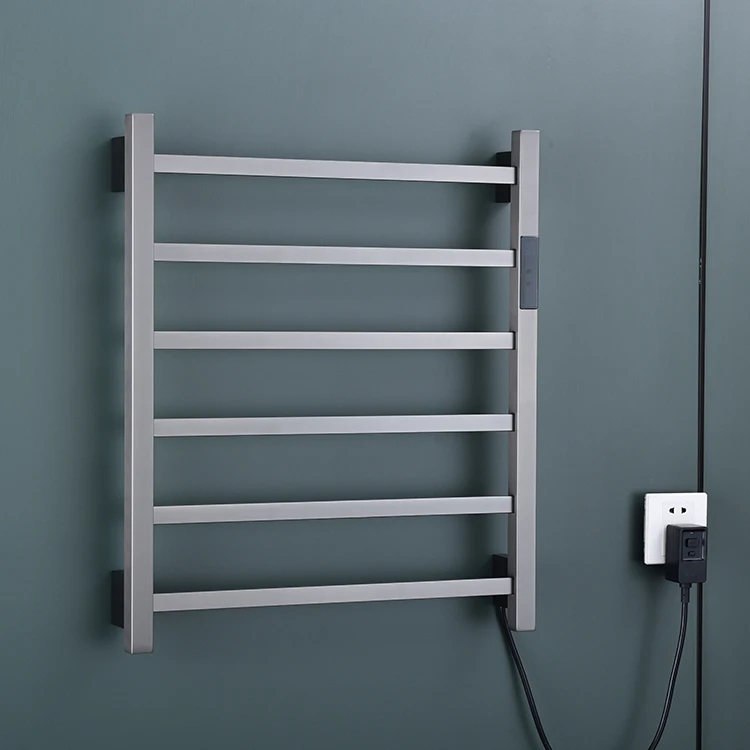 Radiator stainless steel heated towel rack vertical heated towel rail for bathroom