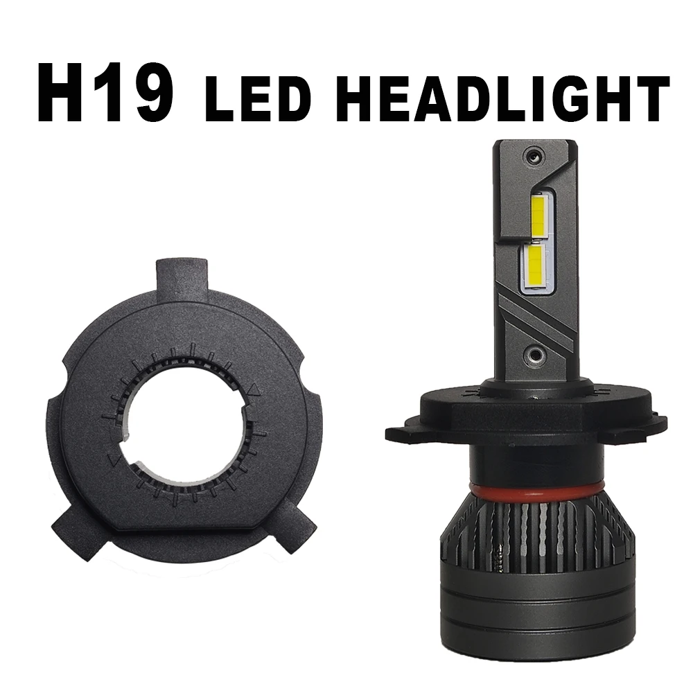 2Pcs 10000LM H19 LED Headligh With 3570 Chips 100W High Power Fog light Bulb 9V 24V For Car Light 6000K h19 Auto LED Car Lamp