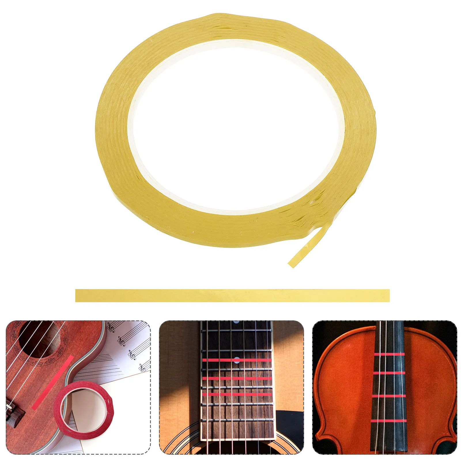 1 Roll Violin Fingerboard Stickers Beginner Cuttable Fretboard Tape Accurate Finger Position Labels Violin Scale Decals Learning