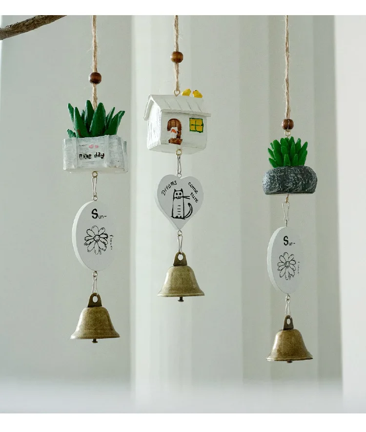 اليابانية الرياح الرنين الكرتون الرياح جرس الباب معلقة قلادة للمنزل ساحة حديقة الديكور مدخل الجرس هدايا عيد الميلاد