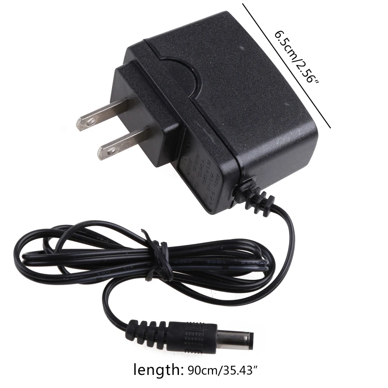 Adaptador convertidor para 9V 600mA 0.6A cargador pared fuente alimentación enchufe UU.